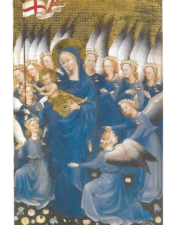 Vierge à l'Enfant avec anges - Diptyque de Wilton - Carte