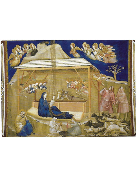 La Nativité - Giotto - carte double