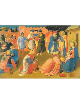 L'adoration des Mages - Fra Angelico - carte