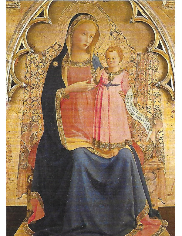 La Vierge et l'Enfant - Fra Angelico - carte