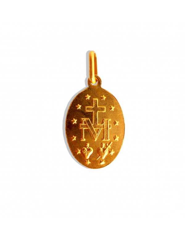 Médaille miraculeuse dorée festonnée