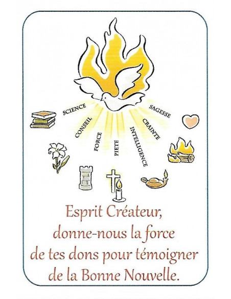 9 Dons De L Esprit Saint Achetez Dons du Saint Esprit - Image objets réligieux sur La boutique