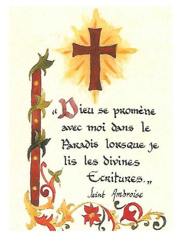Image de Profession de Foi, réalisée par les sœurs de la Consolation.