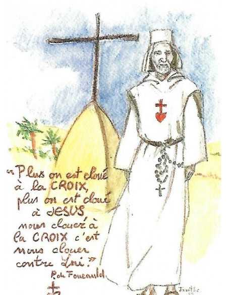 Image réalisée par les sœurs de la Consolation, avec une prière du Père de Foucauld
