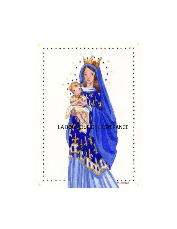 Image de la Vierge à l'Enfant d'Anne-Charlotte Larroque