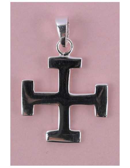 Pendentif croix scoute en argent 925/000 - 15 mm