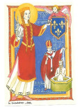 Sainte Clotilde avec St Rémi et Clovis- Image