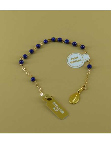 Ravissant bracelet-dizainier avec une petite médaille miraculeuse