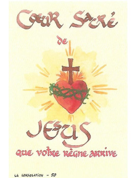 image du Cœur Sacré de Jésus des sœurs de la consolation
