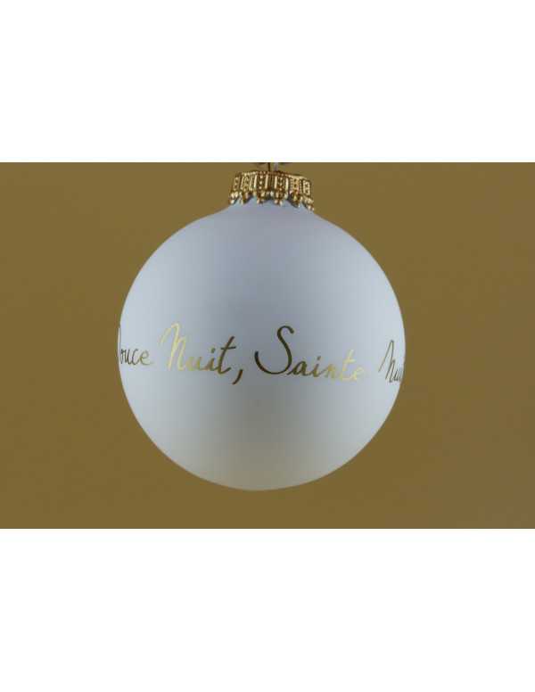 3 boules de Noël en verre