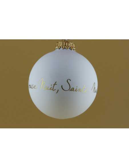 3 boules de Noël en verre