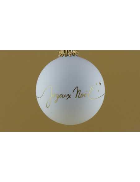 3 boules de Noël en verre