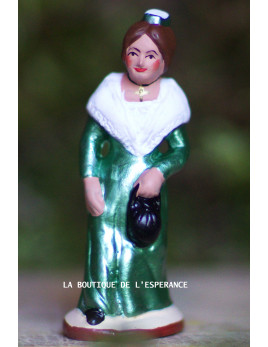 arlésienne, véritable santon de Provence de la collection Gateau et fils