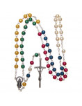 Missionary rosary - mother-of-pearl imitation