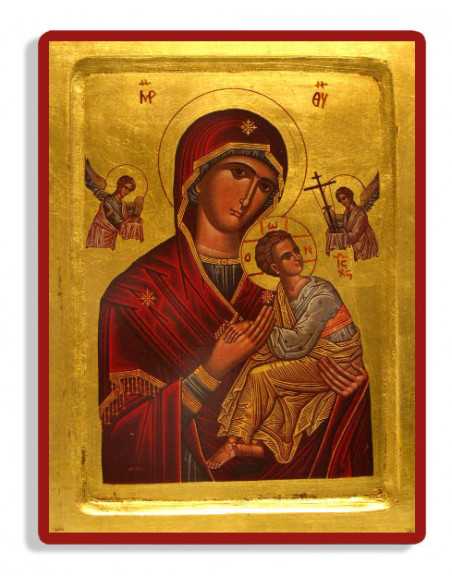 Véritable icône byzantine de Notre-Dame du Perpétuel Secours