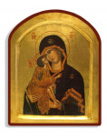 Icône creuse arrondie Vierge de Vladimir