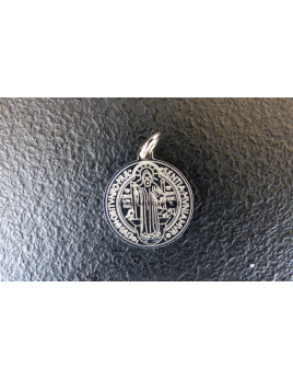 Médaille de saint Benoît en aluminium 18 mm