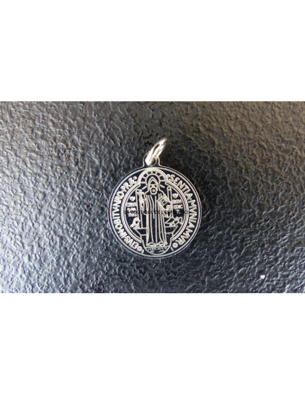 Médaille de saint Benoît en aluminium 18 mm