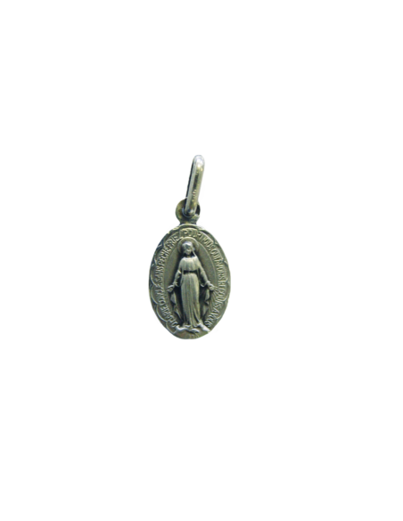 Médaille Vierge miraculeuse festonnée en argent 925/1000
