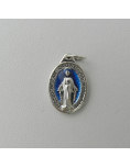 Médaille Vierge Miraculeuse - Fond bleu