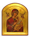 Greek icon curved - Our Lady of Perpetual Help