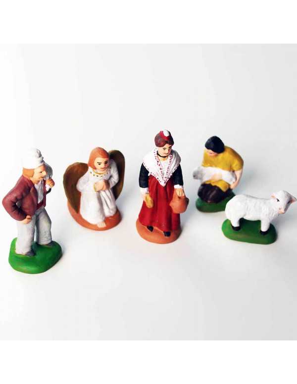 Santons à peindre - Coffret Personnages