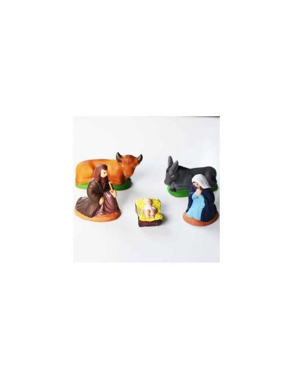 Santons à peindre - Coffret Nativité