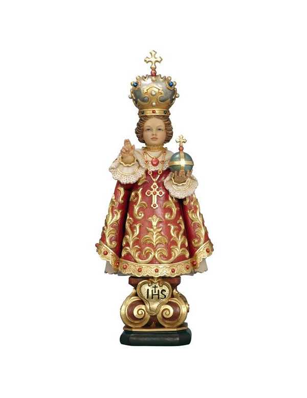 Painted wooden statue of the Infant Jesus of...