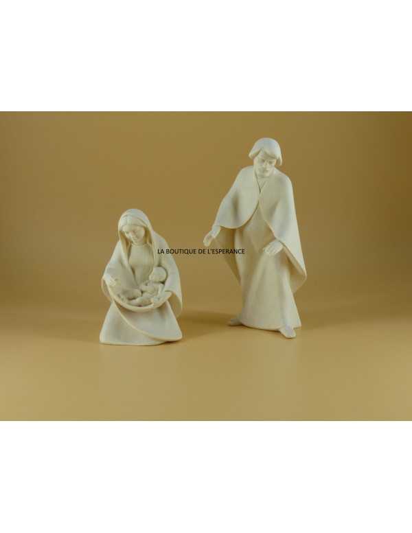 Sainte Famille en bois naturel