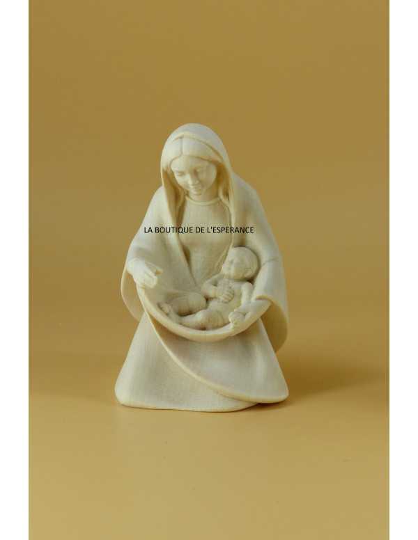 Sainte Famille en bois naturel