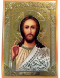 Estampe bronze icône Jésus-Christ