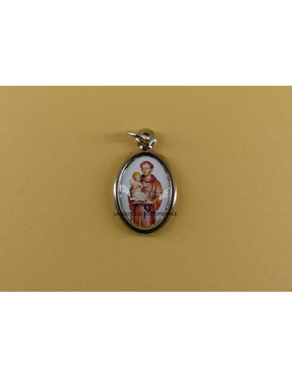 Médaille ovale de saint Antoine de Padoue