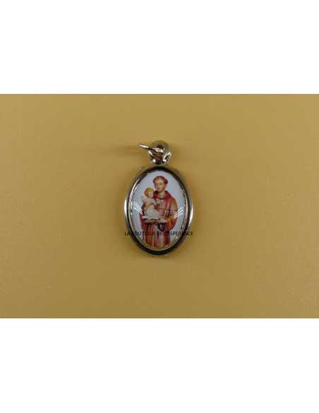 Médaille ovale de saint Antoine de Padoue