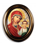 Médaillon icône - Vierge à l'Enfant