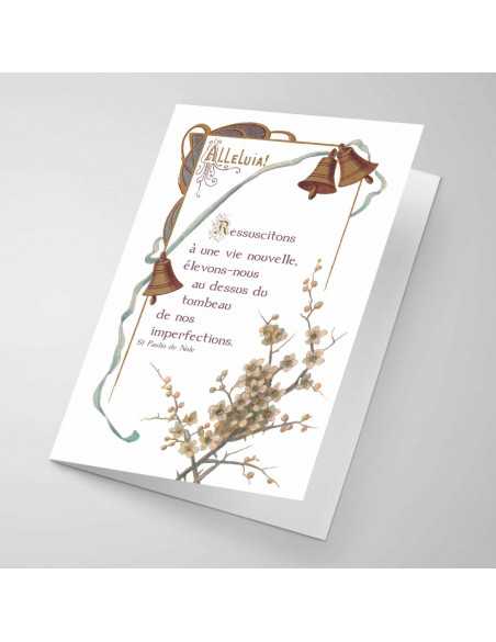 Alléluia ! Carte double de Pâques
