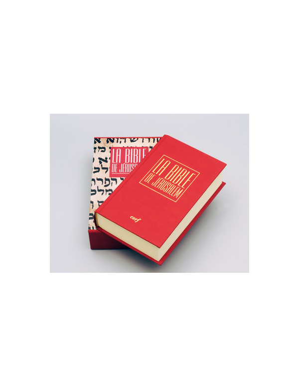 La Bible de Jérusalem reliée rouge