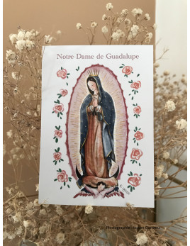 Image de Notre-Dame de Guadalupe réalisée par Anne-Charlotte Larroque