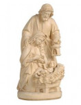 Wooden statue of the Holy Family - Baby Jesus in the manger - 9 to 12 in (23 to 31 cm)