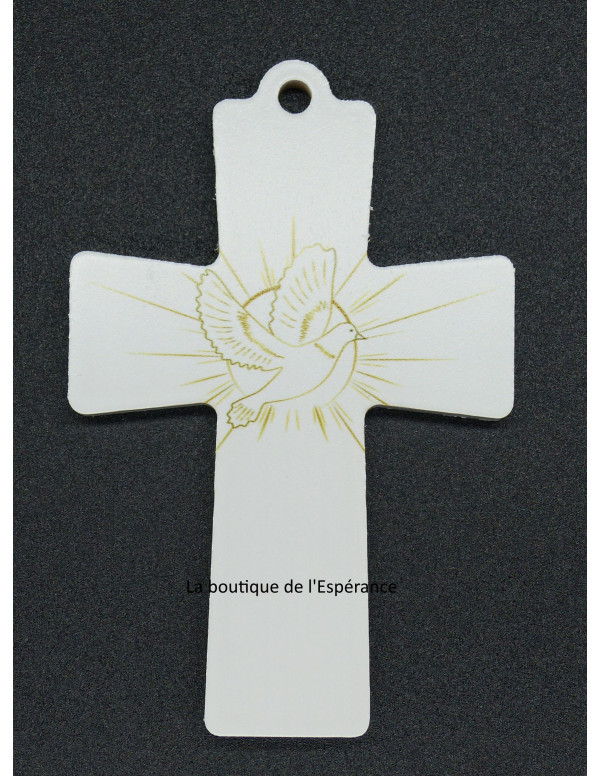 Jolies croix blanches de Communion, Profession de Foi ou Confirmation