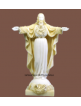 Statue Christ Redeemer - gold alabaster