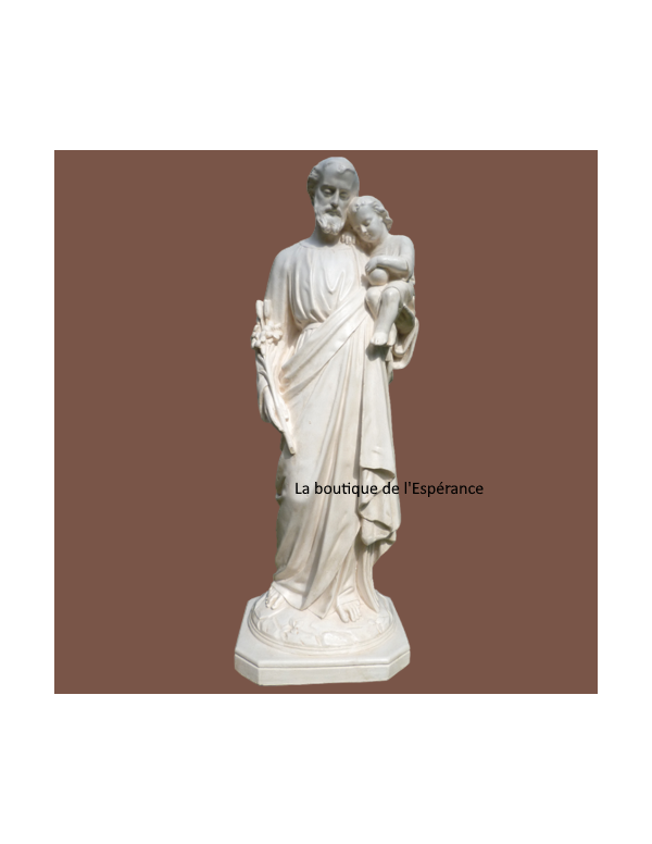 Saint Joseph with the Infant Jesus - 47 cm