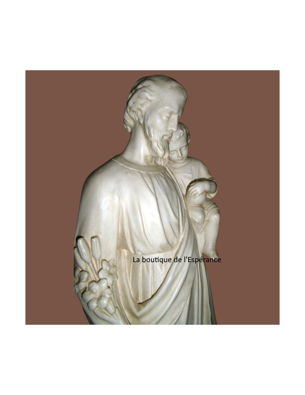 Saint Joseph et l'Enfant-Jésus - 47 cm