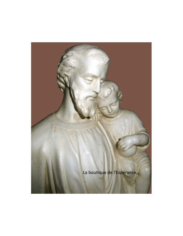 Saint Joseph et l'Enfant-Jésus - 47 cm