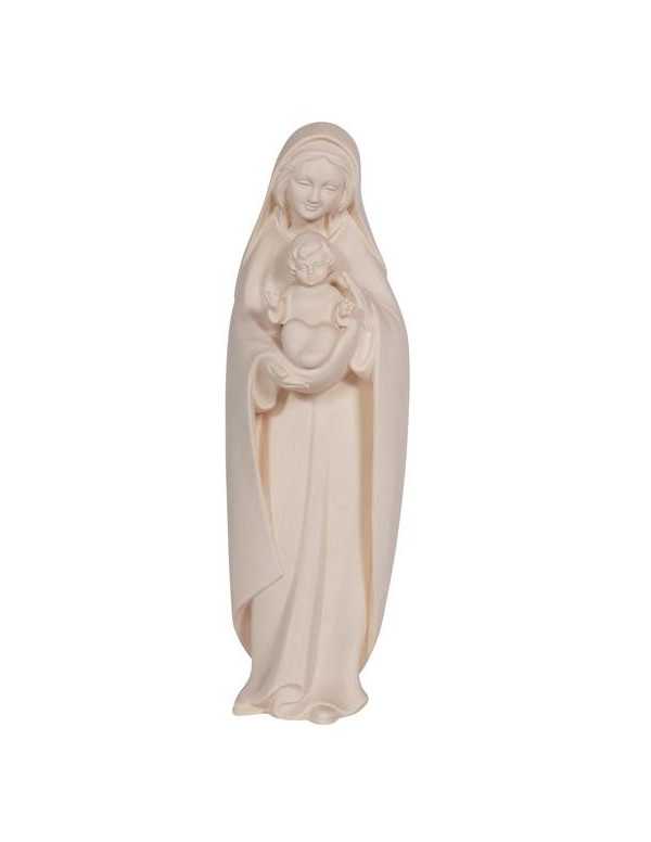 Wooden statue of the Virgin with Child