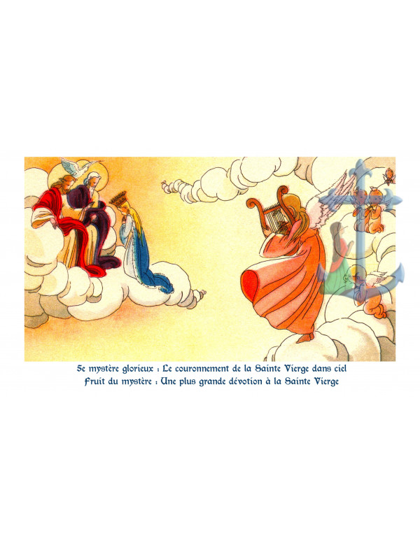 Les 15 mystères du Saint Rosaire en images. Rosaire illustré en images