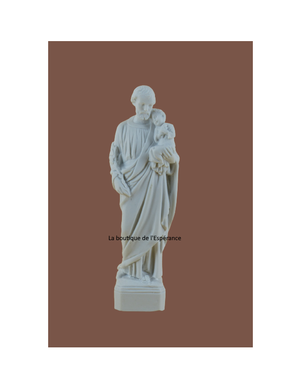 Statue of Saint Joseph with the Infant Jesus -...