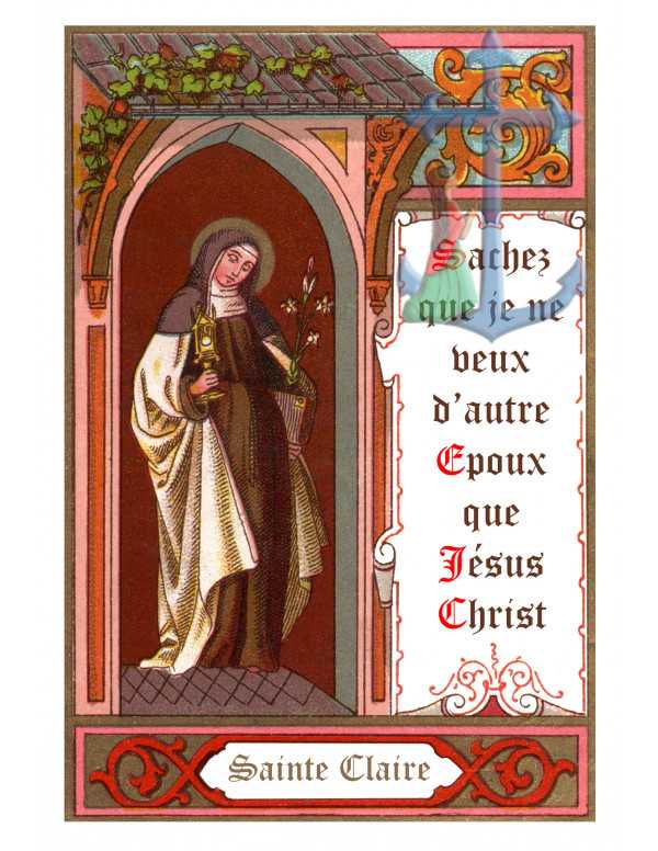 Saintes patronnes - Images anciennes