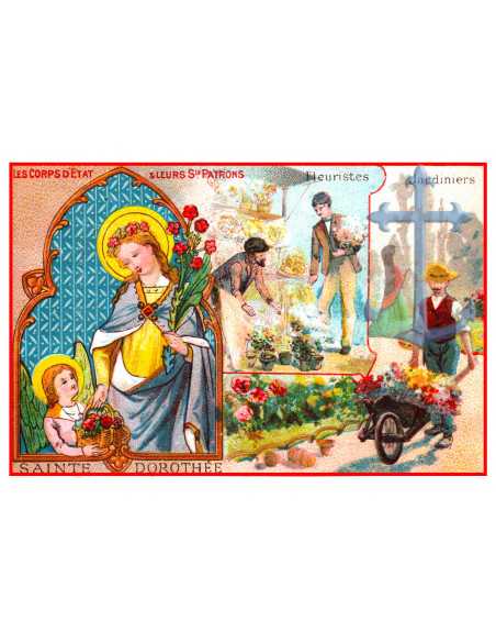Saintes patronnes - Images anciennes