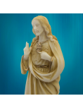 Sacred-Heart Statue - gold alabaster