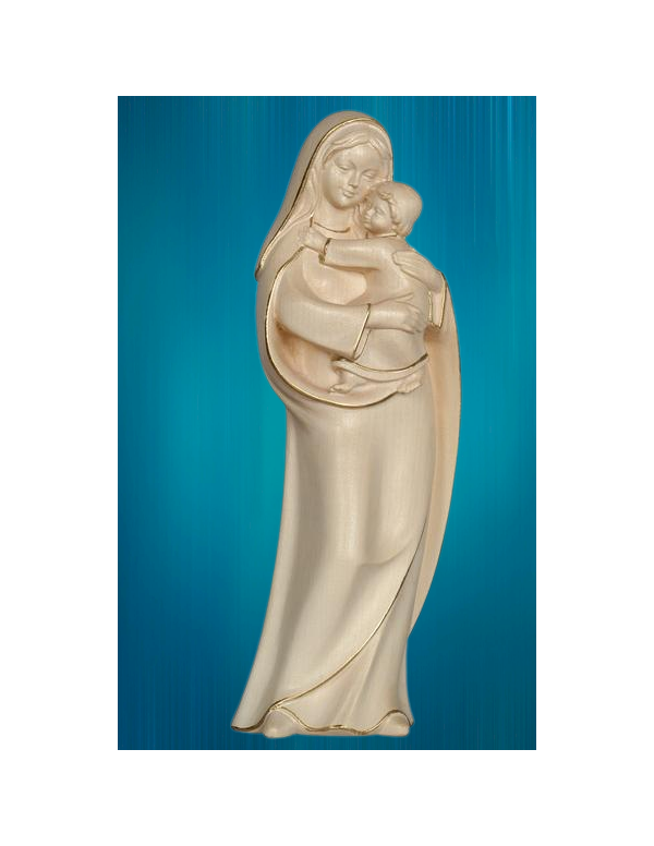 Statue en bois - Sainte Vierge de tendresse